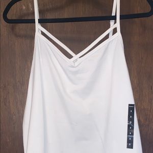 Torrid cross front detail tank top
